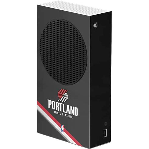 NBA Portland Trail Blazers Away Jersey Xbox Series S Console Skin
